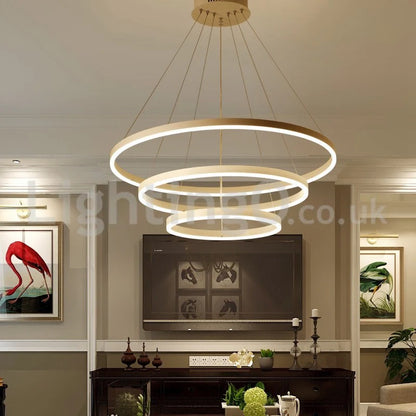 3 Rings Modern LED Chandelier