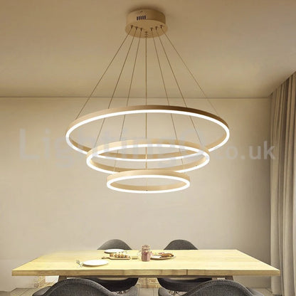 3 Rings Modern LED Chandelier