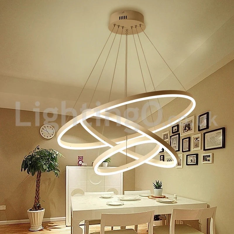 3 Rings Modern LED Chandelier