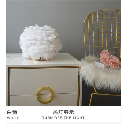Feather Lamp