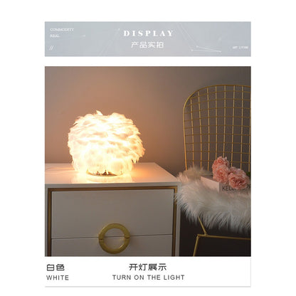 Feather Lamp