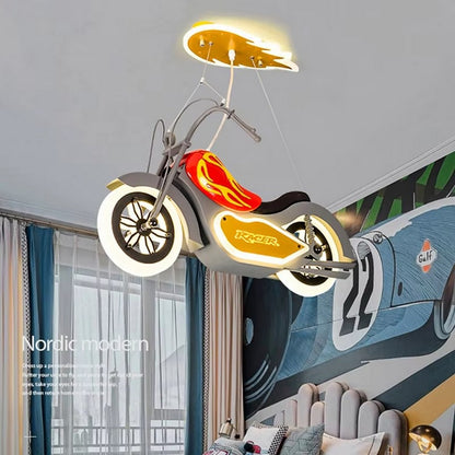 Motorbike Chandelier
