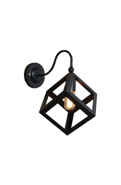 Geometric Cube Indoor Wall Light